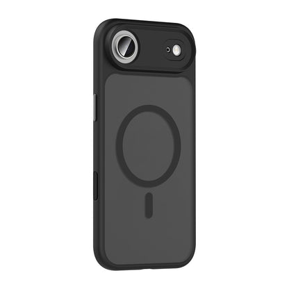 iPhone 17 Air Kılıf Mat Arka Yüzey Wireless Şarj Özellikli Zore Flet M-safe Kılıf