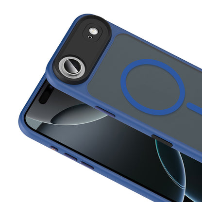 iPhone 17 Air Kılıf Mat Arka Yüzey Wireless Şarj Özellikli Zore Flet M-safe Kılıf