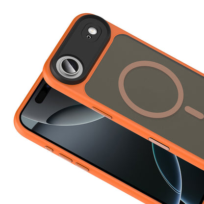 iPhone 17 Air Kılıf Mat Arka Yüzey Wireless Şarj Özellikli Zore Flet M-safe Kılıf