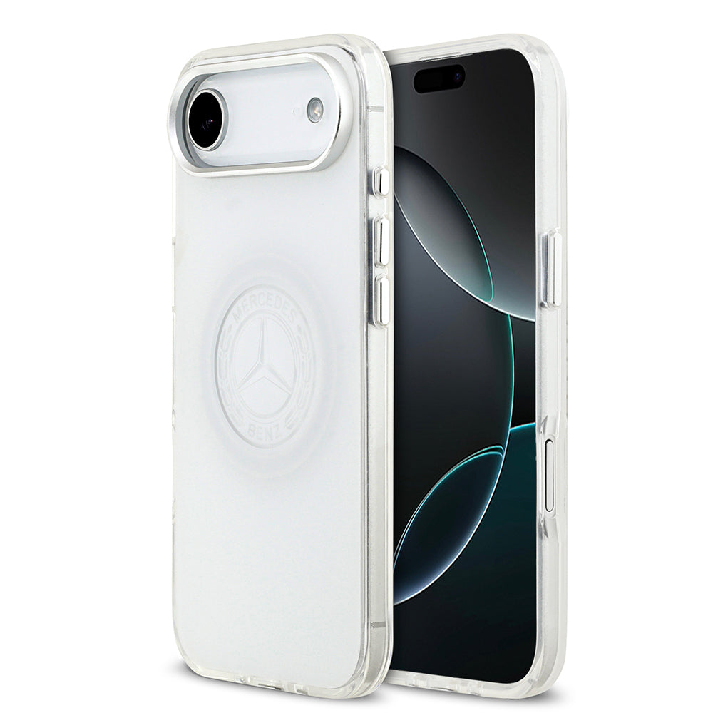 iPhone 17 Air Kılıf Mercedes Benz Orjinal Lisanslı M-safe Şarj Özellikli Buzlu PC Nostaljik Yıldız Dizayn Kılıf