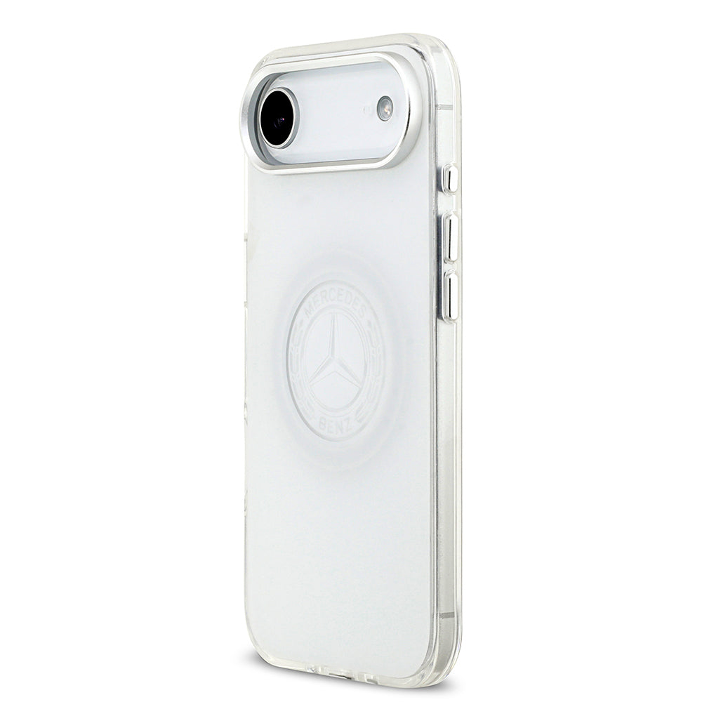 iPhone 17 Air Kılıf Mercedes Benz Orjinal Lisanslı M-safe Şarj Özellikli Buzlu PC Nostaljik Yıldız Dizayn Kılıf