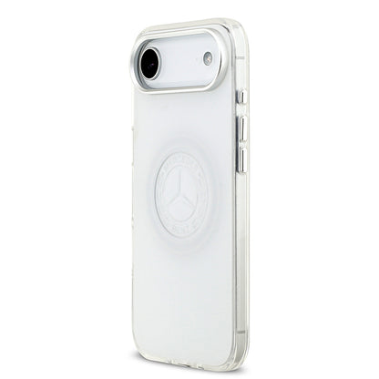 iPhone 17 Air Kılıf Mercedes Benz Orjinal Lisanslı M-safe Şarj Özellikli Buzlu PC Nostaljik Yıldız Dizayn Kılıf