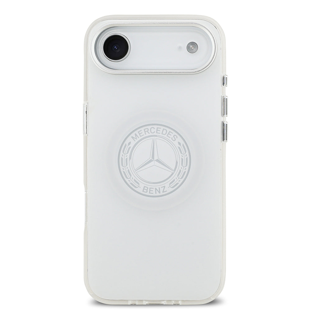 iPhone 17 Air Kılıf Mercedes Benz Orjinal Lisanslı M-safe Şarj Özellikli Buzlu PC Nostaljik Yıldız Dizayn Kılıf