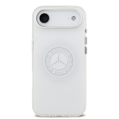 iPhone 17 Air Kılıf Mercedes Benz Orjinal Lisanslı M-safe Şarj Özellikli Buzlu PC Nostaljik Yıldız Dizayn Kılıf