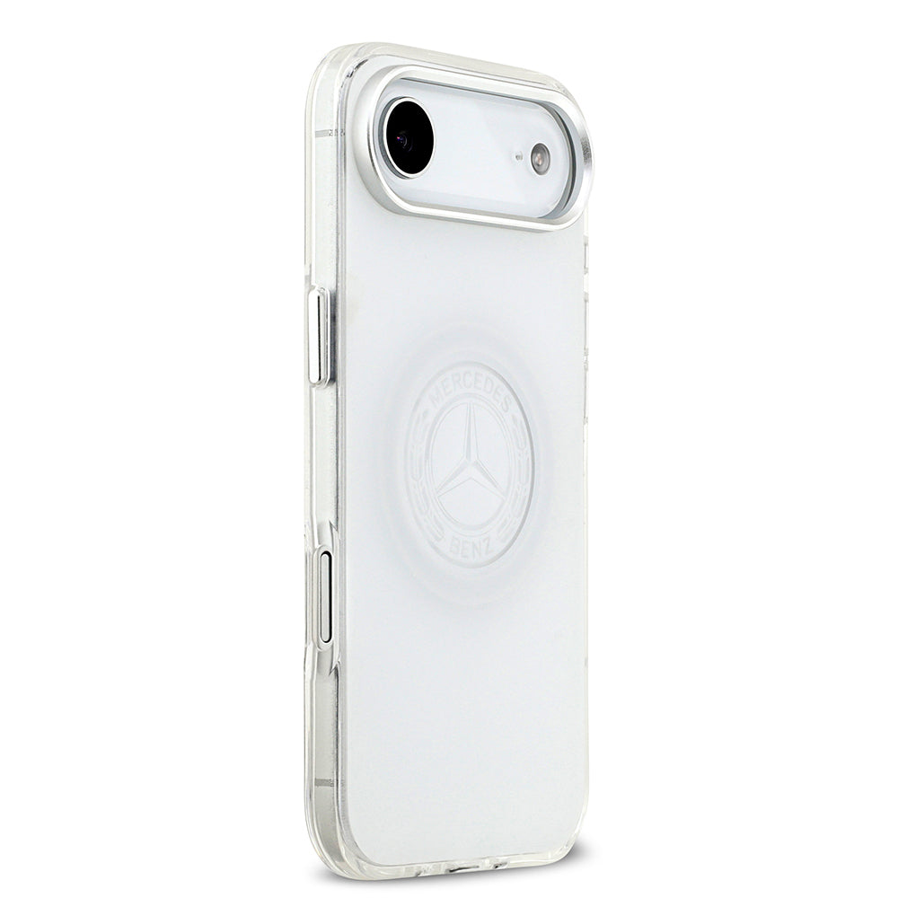 iPhone 17 Air Kılıf Mercedes Benz Orjinal Lisanslı M-safe Şarj Özellikli Buzlu PC Nostaljik Yıldız Dizayn Kılıf