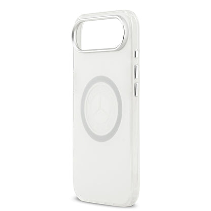 iPhone 17 Air Kılıf Mercedes Benz Orjinal Lisanslı M-safe Şarj Özellikli Buzlu PC Nostaljik Yıldız Dizayn Kılıf