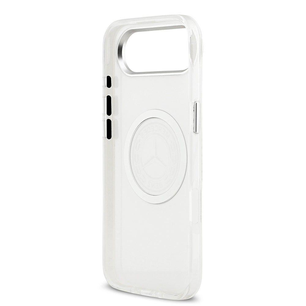 iPhone 17 Air Kılıf Mercedes Benz Orjinal Lisanslı M-safe Şarj Özellikli Buzlu PC Nostaljik Yıldız Dizayn Kılıf