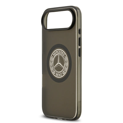 iPhone 17 Air Kılıf Mercedes Benz Orjinal Lisanslı M-safe Şarj Özellikli Buzlu PC Nostaljik Yıldız Dizayn Kılıf