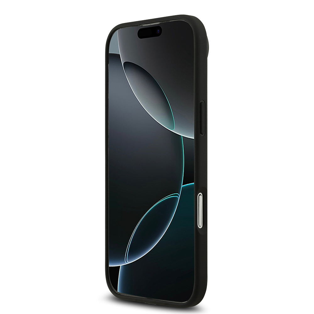 iPhone 17 Air Kılıf Mercedes Benz Orjinal Lisanslı M-safe Şarj Özellikli Dokulu Desenli Deri Kılıf