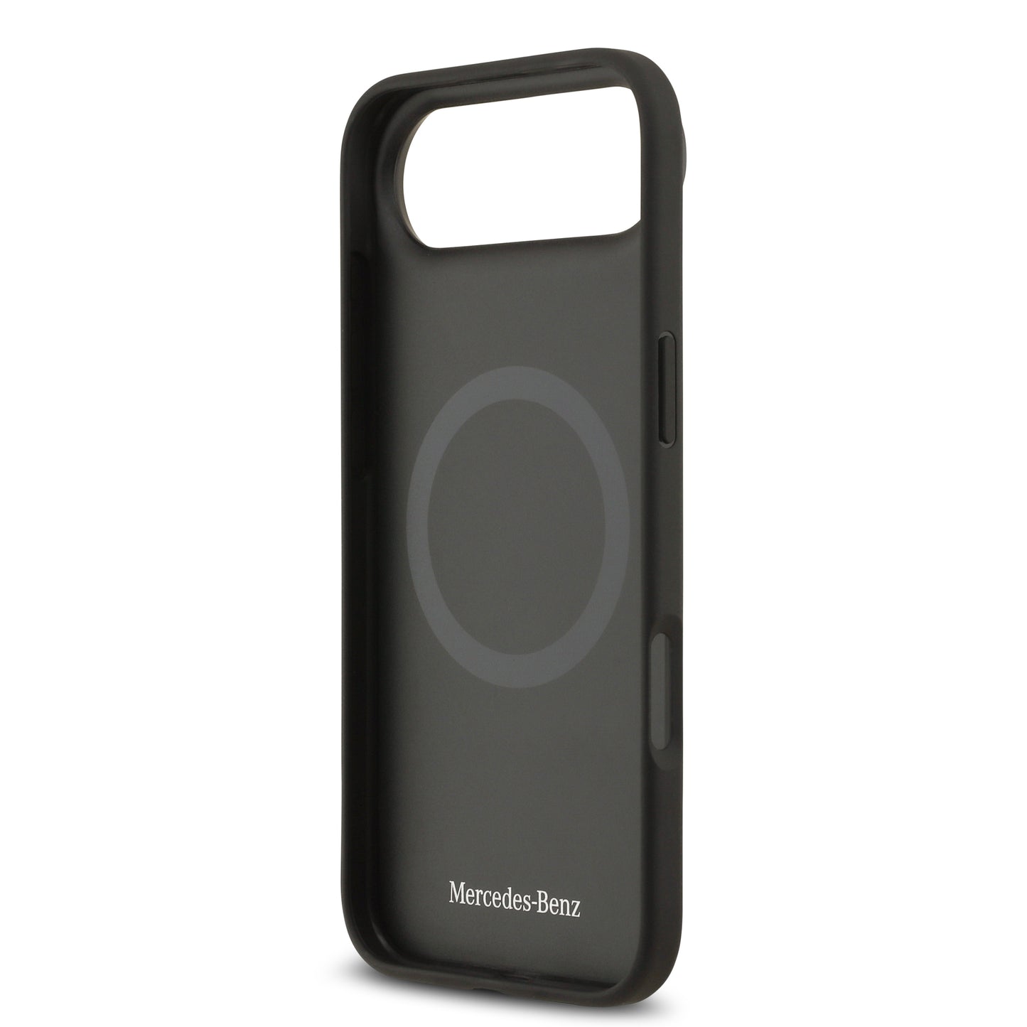 iPhone 17 Air Kılıf Mercedes Benz Orjinal Lisanslı M-safe Şarj Özellikli Dokulu Desenli Deri Kılıf