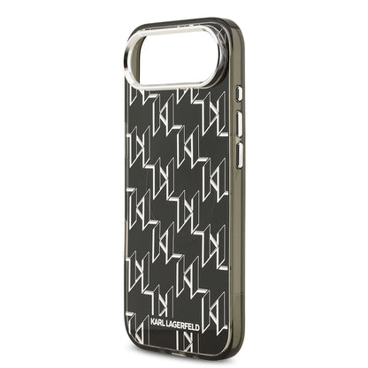 iPhone 17 Air Kılıf Orjinal Lisanslı M-safe Şarj Özellikli Karl Lagerfeld IML Baskılı Monogram Dizayn Kılıf