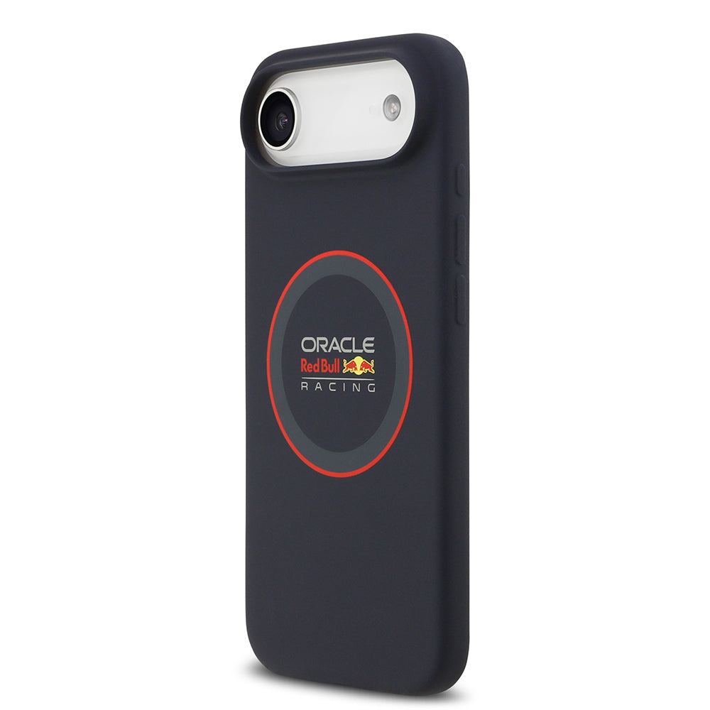 iPhone 17 Air Kılıf Redbull Orjinal Lisanslı M-safe Şarj Özellikli Kırmızı Halka ve Logo Silikon Kılıf