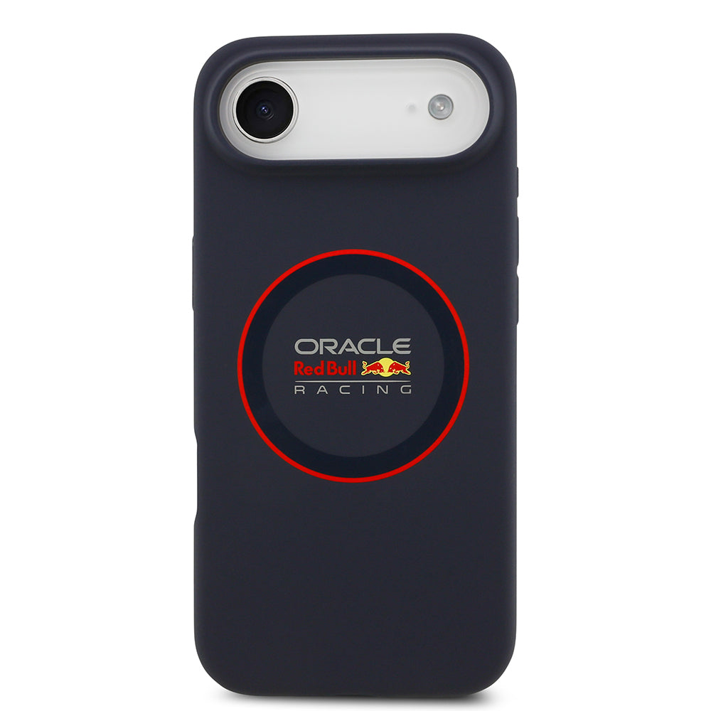iPhone 17 Air Kılıf Redbull Orjinal Lisanslı M-safe Şarj Özellikli Kırmızı Halka ve Logo Silikon Kılıf