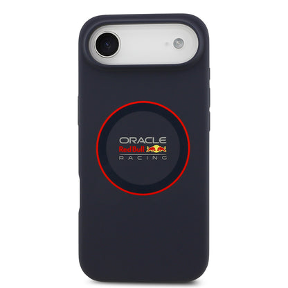 iPhone 17 Air Kılıf Redbull Orjinal Lisanslı M-safe Şarj Özellikli Kırmızı Halka ve Logo Silikon Kılıf