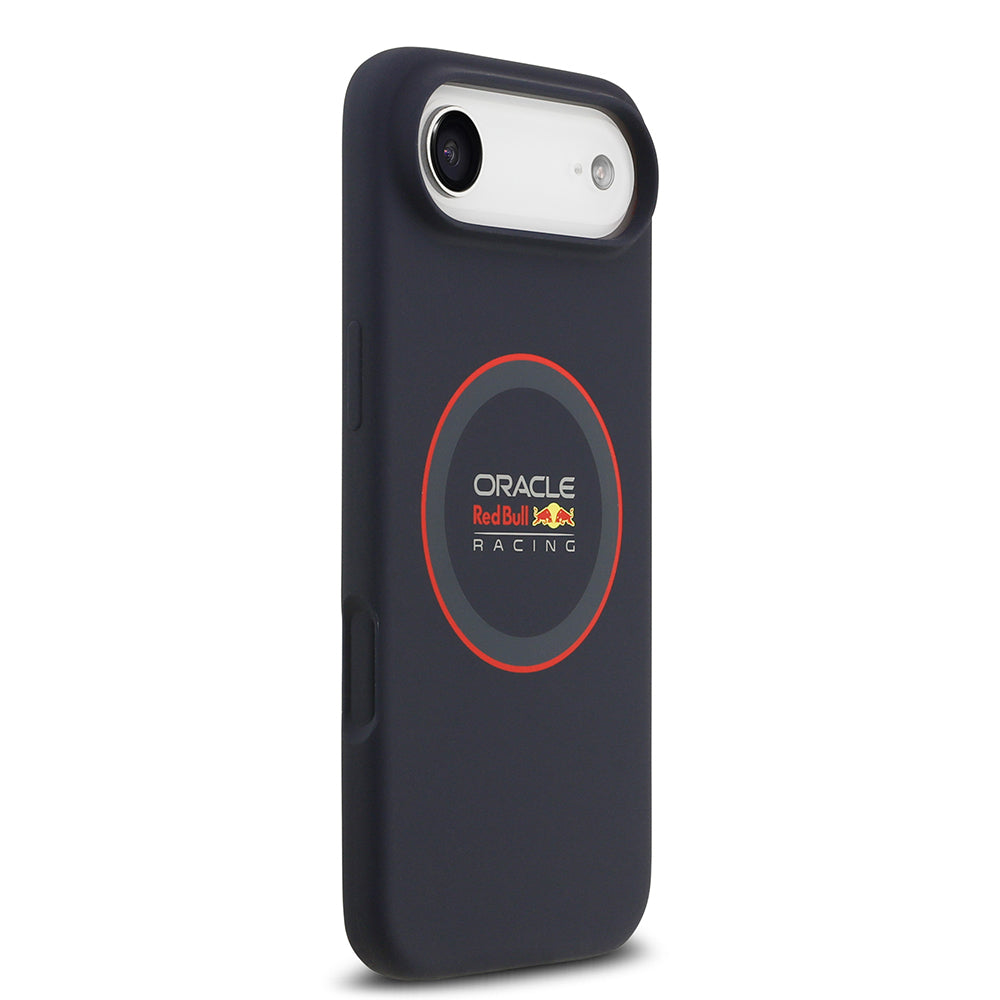 iPhone 17 Air Kılıf Redbull Orjinal Lisanslı M-safe Şarj Özellikli Kırmızı Halka ve Logo Silikon Kılıf