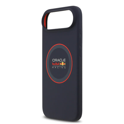 iPhone 17 Air Kılıf Redbull Orjinal Lisanslı M-safe Şarj Özellikli Kırmızı Halka ve Logo Silikon Kılıf