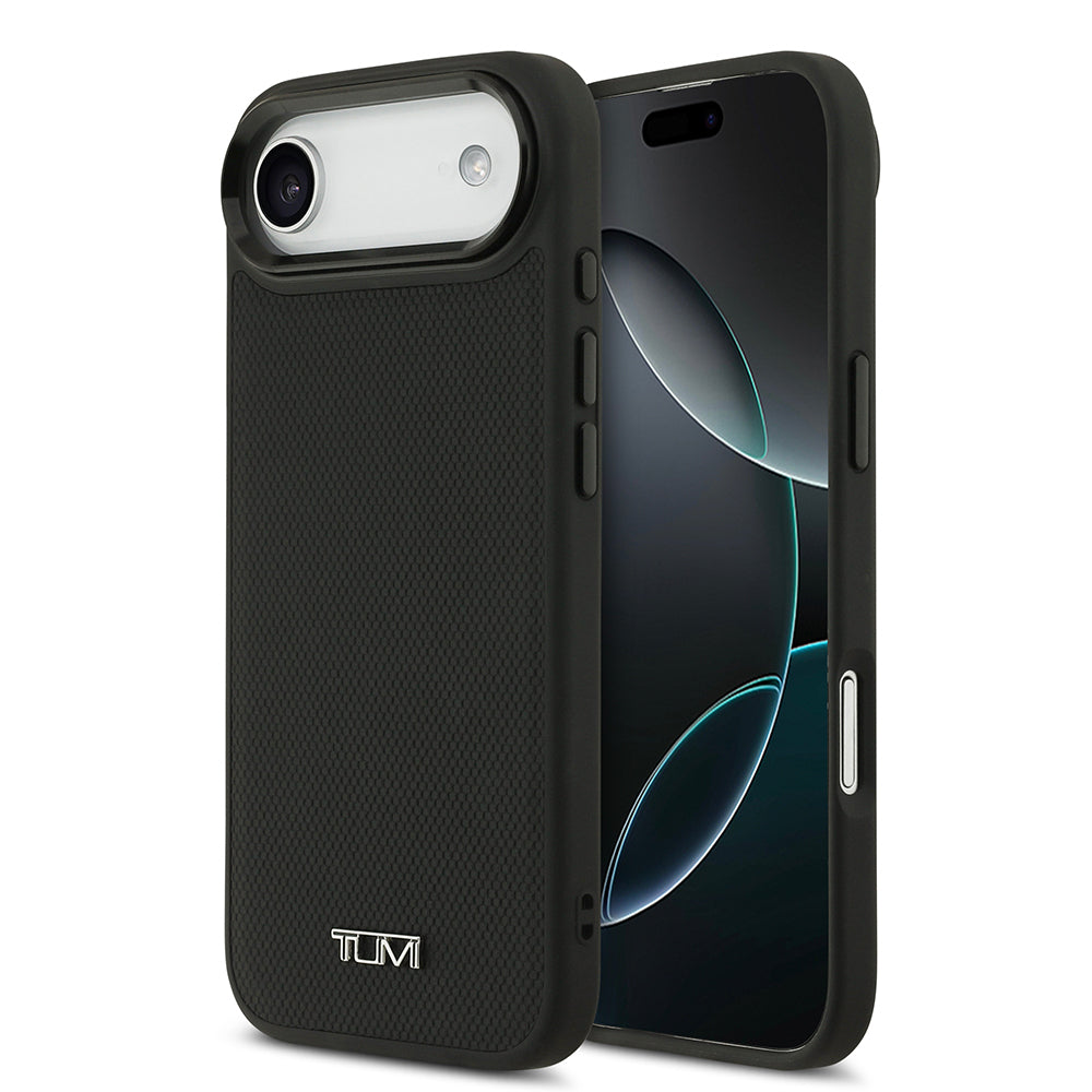 iPhone 17 Air Kılıf TUMI M-safe Şarj Özellikli Deri Noktalı Dizayn Kılıf