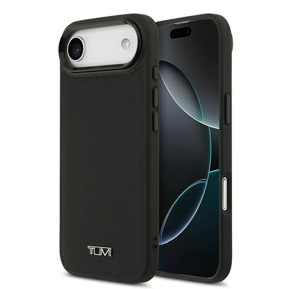 iPhone 17 Air Kılıf TUMI M-safe Şarj Özellikli Deri Noktalı Dizayn Kılıf