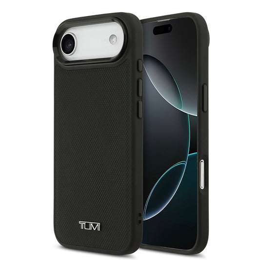 iPhone 17 Air Kılıf TUMI M-safe Şarj Özellikli Deri Noktalı Dizayn Kılıf