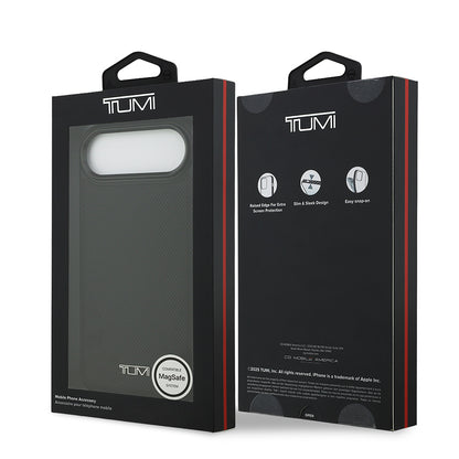 iPhone 17 Air Kılıf TUMI M-safe Şarj Özellikli Deri Noktalı Dizayn Kılıf