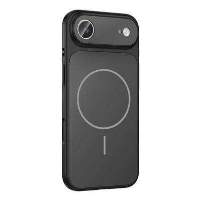 Apple iPhone 17 Air Kılıf Zore M-Safe Şarj Özellikli Kamera Korumalı Formen Kapak Gri