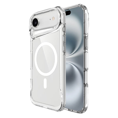 Apple iPhone 17 Air Kılıf Zore M-safe Şarj Özellikli T-Max M-safe Kapak Şeffaf