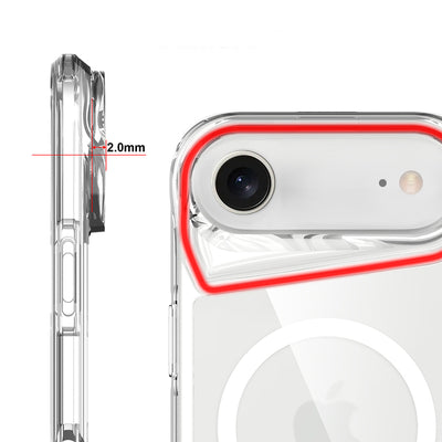 Apple iPhone 17 Air Kılıf Zore M-safe Şarj Özellikli T-Max M-safe Kapak Şeffaf