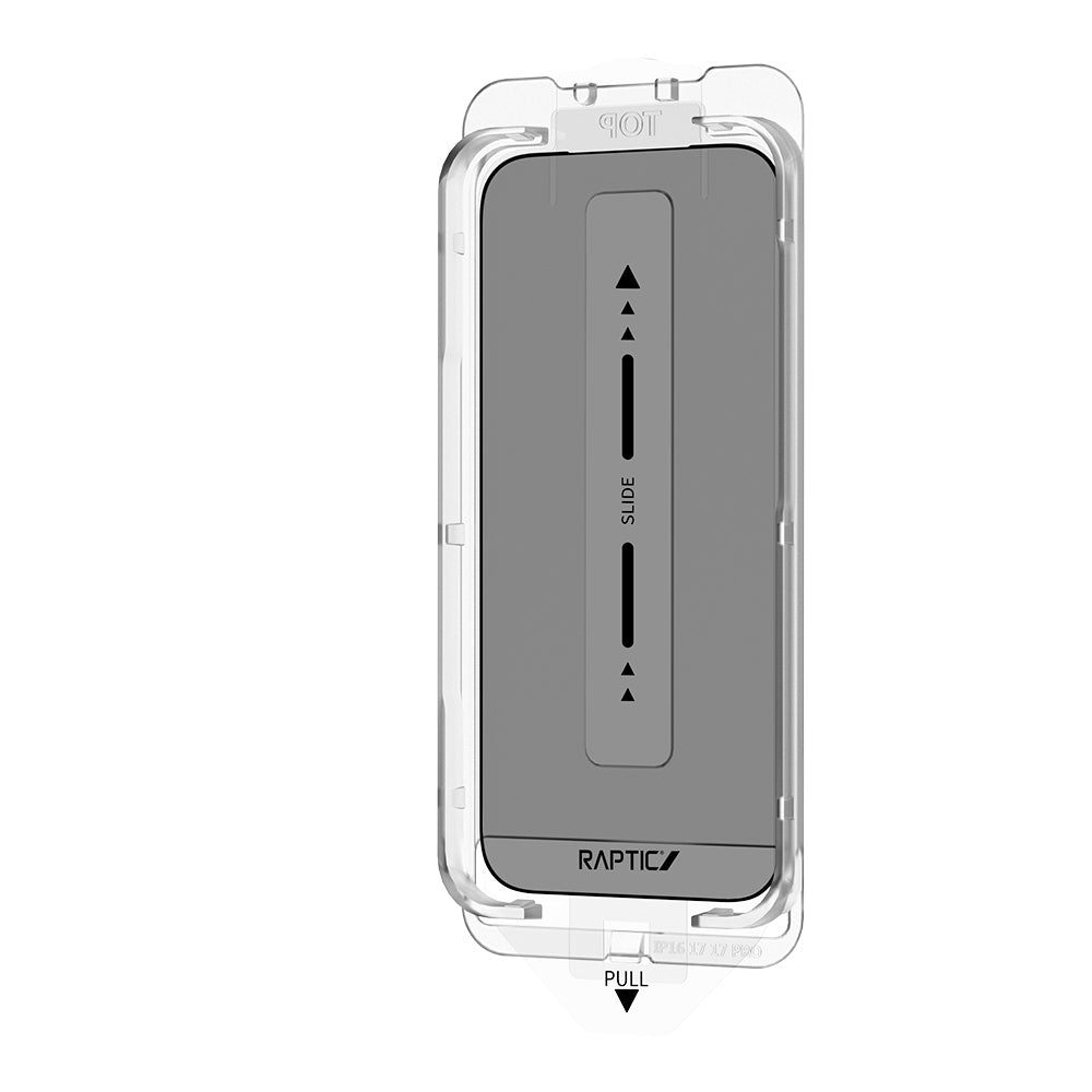 iPhone 17 Air Raptic Air Glass 2.5D Privacy Hayalet Ekran Koruyucu 2 Adet + Kolay Uygulama Aparatlı