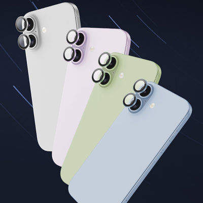 Apple iPhone 17 Benks DR Safir Kamera Lens Koruyucu Açık Mor