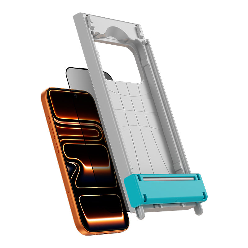 iPhone 17 Benks Glass Warrior 2.0 EZFita Privacy Hayalet Cam Ekran Koruyucu + Kolay Uygulama Aparatı