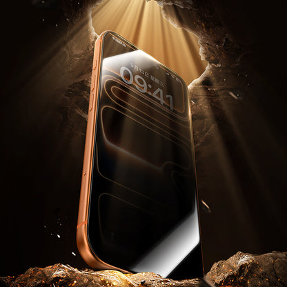 iPhone 17 Benks Glass Warrior 2.0 EZFita Privacy Hayalet Cam Ekran Koruyucu + Kolay Uygulama Aparatı