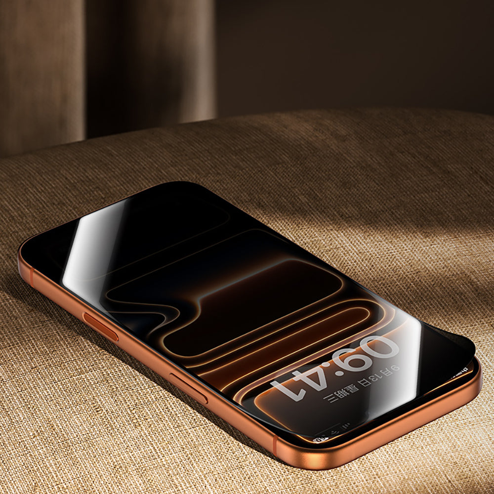 iPhone 17 Benks Glass Warrior 2.0 EZFita Privacy Hayalet Cam Ekran Koruyucu + Kolay Uygulama Aparatı