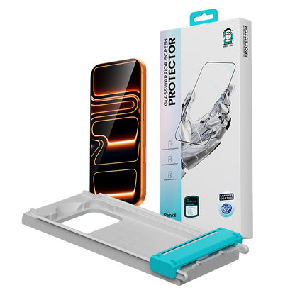 iPhone 17 Benks Glass Warrior 2.0 EZFita Safir Cam Ekran Koruyucu + Kolay Uygulama Aparatı