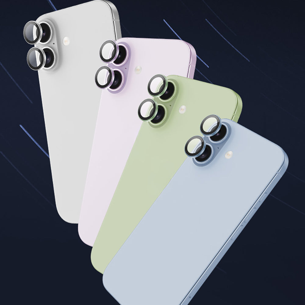 Apple iPhone 17 Benks Glass Warrior Cam Kamera Lens Koruyucu Açık Mavi