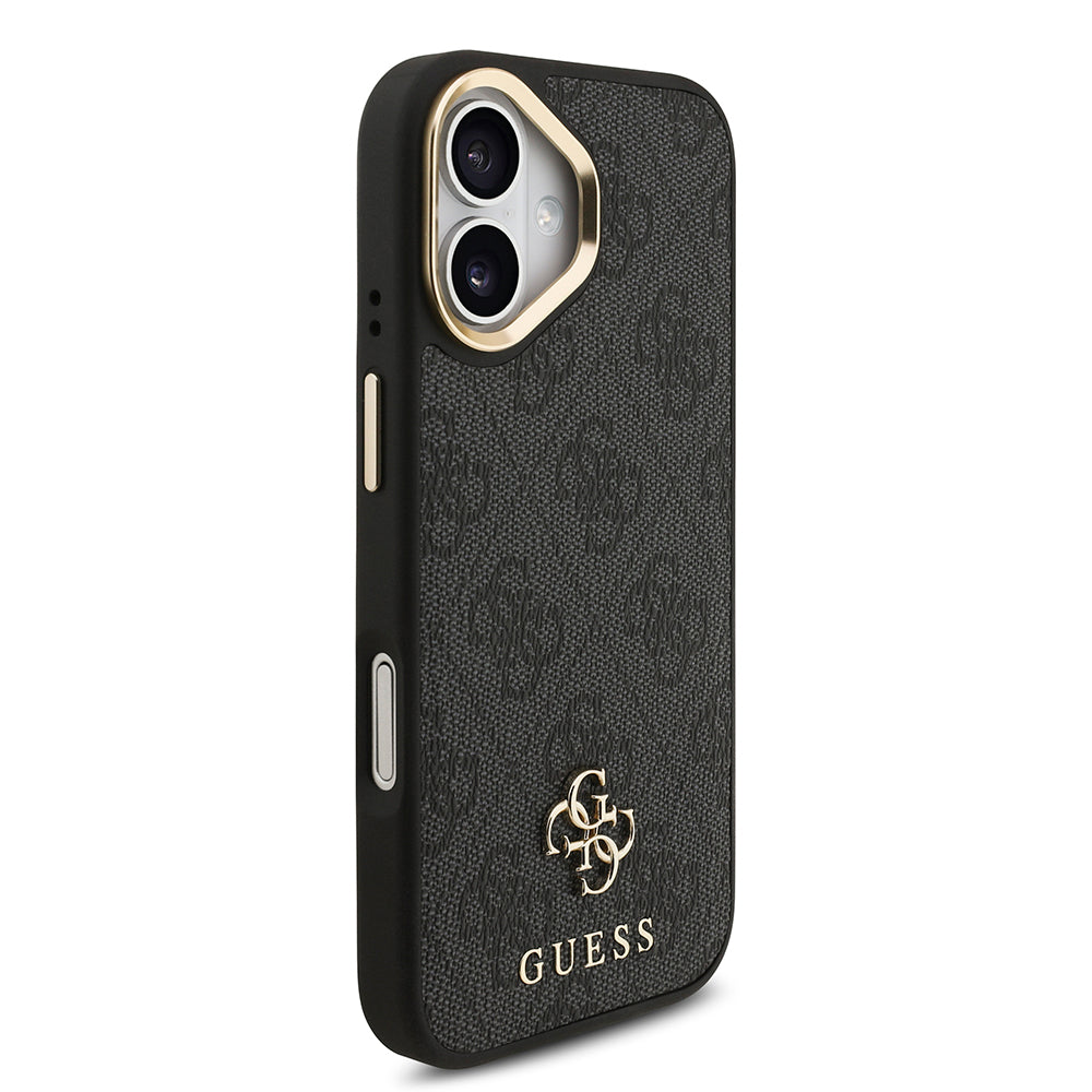 iPhone 17 Guess Orjinal Lisanslı 4G ve Yazı Logolu Kılıf + Ekran Koruyucu + Lens Koruyucu 3in1 Aksesuar Seti