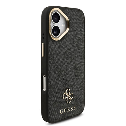 iPhone 17 Guess Orjinal Lisanslı 4G ve Yazı Logolu Kılıf + Ekran Koruyucu + Lens Koruyucu 3in1 Aksesuar Seti