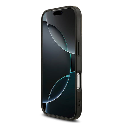 iPhone 17 Kılıf AMG Orjinal Lisanslı Çift Katmanlı Büyük Logolu Petek Desenli Kılıf