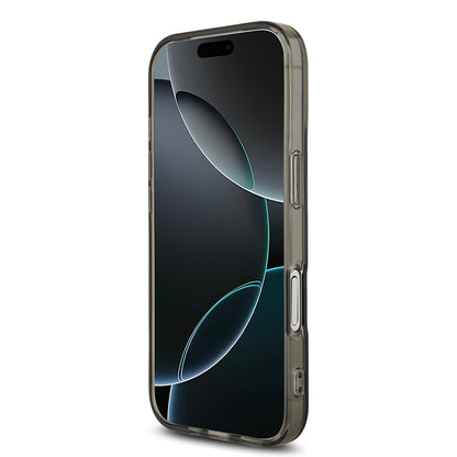 iPhone 17 Kılıf AMG Orjinal Lisanslı M-safe Şarj Özellikli IML Baskı Logolu Çift Katmanlı Bow Lines Kılıf