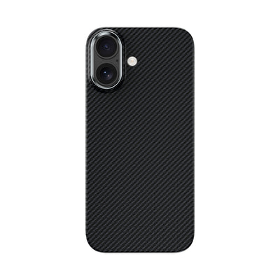 Apple iPhone 17 Kılıf Benks M-safe Şarj Özellikli Metal Kamera Çerçeveli Magnetik ArmorAir 600D Kevlar Fiber Kapak Siyah