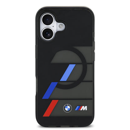 iPhone 17 Kılıf BMW Orjinal Lisanslı M-safe Şarj Özellikli IML Baskılı Üç Renkli M Dizayn Kılıf