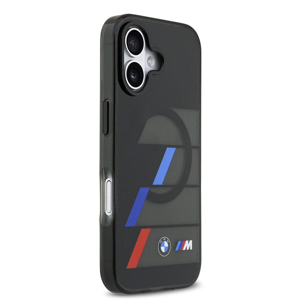 iPhone 17 Kılıf BMW Orjinal Lisanslı M-safe Şarj Özellikli IML Baskılı Üç Renkli M Dizayn Kılıf