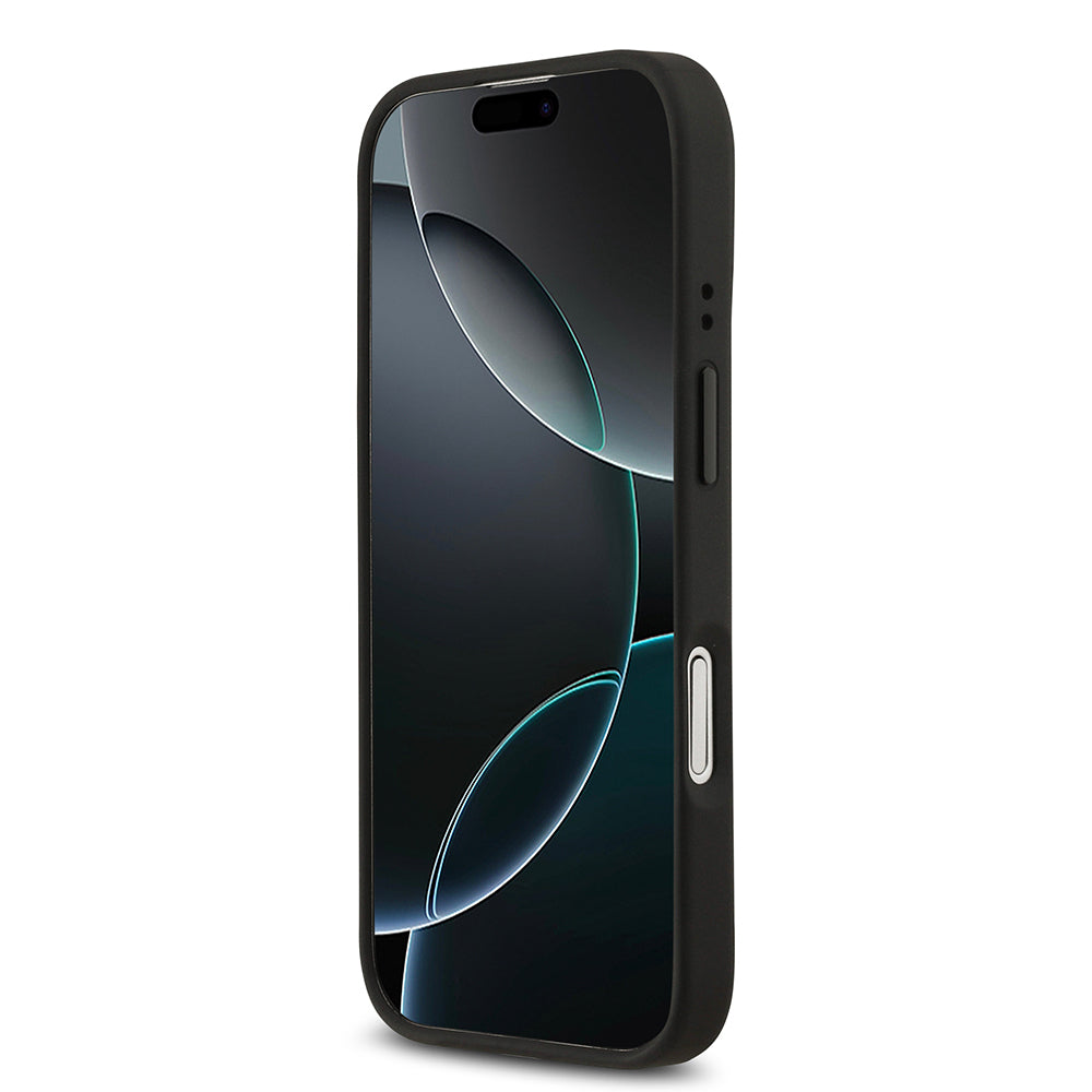 iPhone 17 Kılıf BMW Orjinal Lisanslı M-safe Şarj Özellikli Metal BMW ve M Logolu PU Karbon Tasarımlı Kılıf