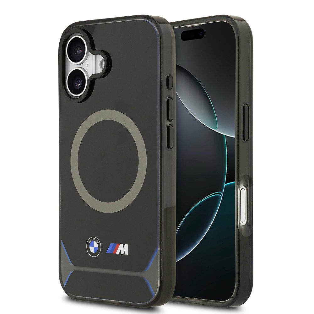 iPhone 17 Kılıf BMW Orjinal Lisanslı M-safe Şarj Özellikli Metal Buton Tasarımlı IML Baskılı M Dizayn Kılıf