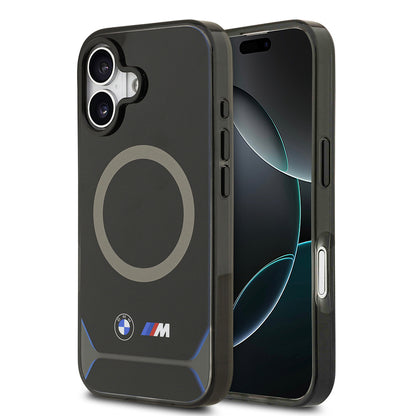 iPhone 17 Kılıf BMW Orjinal Lisanslı M-safe Şarj Özellikli Metal Buton Tasarımlı IML Baskılı M Dizayn Kılıf
