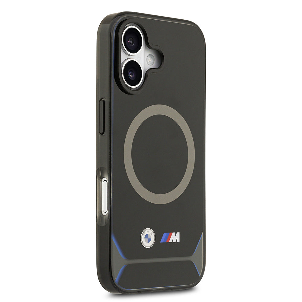 iPhone 17 Kılıf BMW Orjinal Lisanslı M-safe Şarj Özellikli Metal Buton Tasarımlı IML Baskılı M Dizayn Kılıf