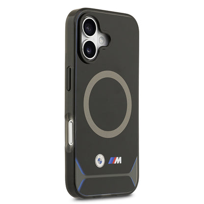 iPhone 17 Kılıf BMW Orjinal Lisanslı M-safe Şarj Özellikli Metal Buton Tasarımlı IML Baskılı M Dizayn Kılıf