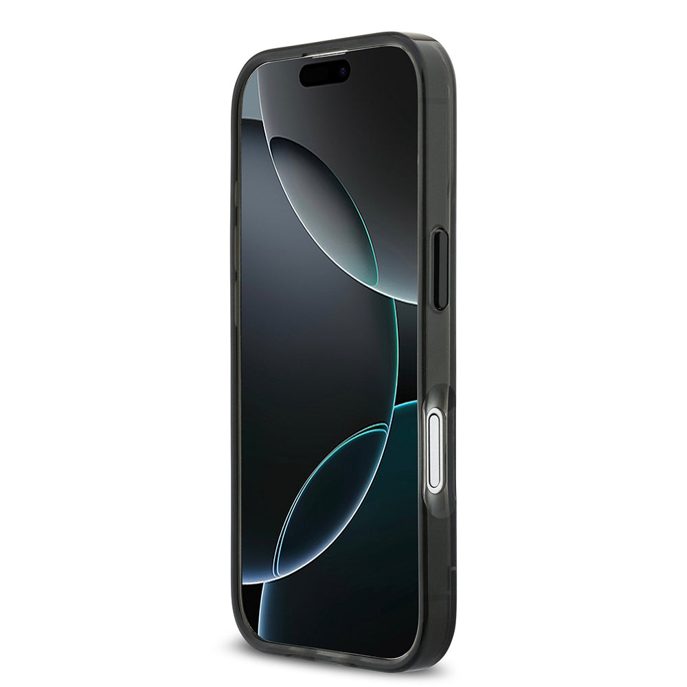 iPhone 17 Kılıf BMW Orjinal Lisanslı M-safe Şarj Özellikli Metal Buton Tasarımlı Tranparan M Dizayn Kılıf