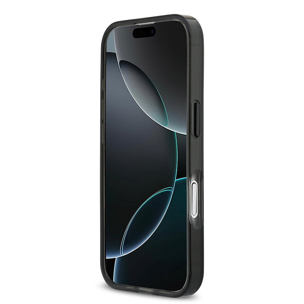 iPhone 17 Kılıf BMW Orjinal Lisanslı M-safe Şarj Özellikli Metal Kamera Butonlu Yatay Şeritli M Dizayn Kılıf