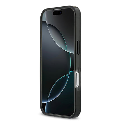 iPhone 17 Kılıf BMW Orjinal Lisanslı M-safe Şarj Özellikli Metal Kamera Butonlu Yatay Şeritli M Dizayn Kılıf