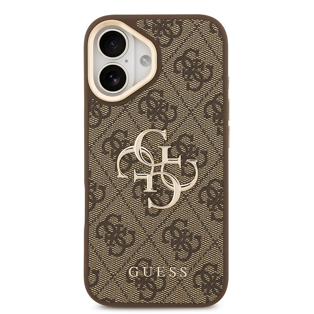 iPhone 17 Kılıf Guess Orjinal Lisanslı 4G Büyük Metal Logolu Kalın Askılı Kılıf